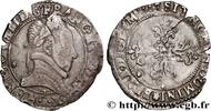FRANCE Demi-franc au col plat HENRY III Nantes 1587 (29mm, 6,90g, 12h) -