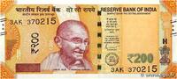 INDIA 200 Rupees INDIA 200 Rupees 2020 AU- -