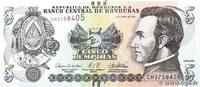 HONDURAS 5Lempiras 2022 HONDURAS 5Lempiras 2022 UNC ST 5,00 EUR  plus 18,00 EUR verzending