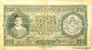 BULGARIA 250 Leva BULGARIA 250 Leva 1943 VG -