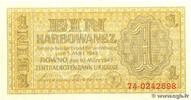 UKRAINE 1 Karbowanez UKRAINE 1 Karbowanez 1942 UNC- -