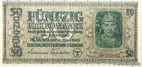 UKRAINE 50 Karbowanez UKRAINE 50 Karbowanez 1942 AU+ -