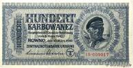 UKRAINE 100 Karbowanez UKRAINE 100 Karbowanez 1942 XF+ -
