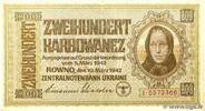 UKRAINE 200 Karbowanez UKRAINE 200 Karbowanez 1942 VF -