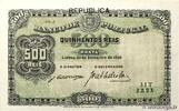 PORTUGAL 500 Reis PORTUGAL 500 Reis 1910 AU+ -