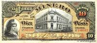 MEXICO 10 Pesos MEXICO 10 Pesos 1914 XF- -