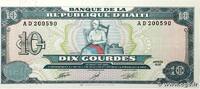 HAITI 10 Gourdes HAITI 10 Gourdes 1991 UNC -