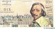 FRANCE 10 Nouveaux Francs RICHELIEU FRANCE 10 Nouveaux Francs RICHELIEU 1962 XF+ -