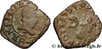 FRANCE Denier tournois, type du Dauphiné HENRY III Grenoble 1585 (18mm, 1,31g, 10h) -