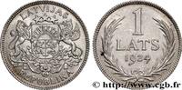 LATVIA 1 Lats emblème LATVIA 1924 (23mm, 4,99g, 12h) -