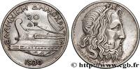 GREECE 20 Drachmes GREECE Londres 1930 (25mm, 11,25g, 6h) -