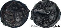 FRANCE Bronze YLLYCCI à l’oiseau, classe VI SENONES (Area of Sens) c. avant 52 AC. (16mm, 3,25g, 12h) -