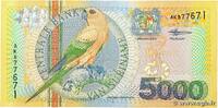 SURINAM 5000 Gulden SURINAM 5000 Gulden 2000 VF -