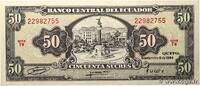 ECUADOR 50 Sucres ECUADOR 50 Sucres 1984 UNC -