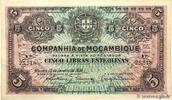 MOZAMBIQUE 5 Libras MOZAMBIQUE 5 Libras 1934 AU -