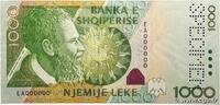 ALBANIA 1000 Lekë Spécimen ALBANIA 1000 Lekë Spécimen 2001 UNC -