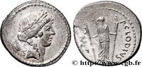 THE REPUBLIC (280 BC to 27 BC) Denier CLAUDIA Rome 42 AC. (18,5mm, 3,60g, 5h) -