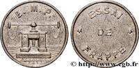 FRANCE Essai de frappe de 10 francs Jimenez, cinq séries V REPUBLIC Pessac n.d. (21mm, 6,44g, 6h) -