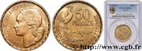 FRANCE 50 francs Guiraud IV REPUBLIC Beaumont-le-Roger 1952 (27mm, 8g, 6h) -