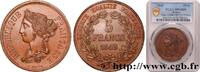 FRANCE Concours de 5 francs, piéfort en cuivre par Boivin II REPUBLIC Paris 1848 (37mm, 57,71g, 6h) -