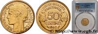 FRANCE 50 centimes Morlon IV REPUBLIC 1947 (18mm, 2,03g, 6h) -