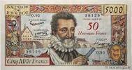 FRANCE 50 NF sur 5000 Francs HENRI IV 1958 FRANCE 50 NF sur 5000 Francs ... 1050,00 EUR  plus 18,00 EUR verzending
