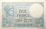 FRANCE 10 Francs MINERVE FRANCE 10 Francs MINERVE 1922 VF -