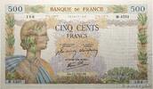 FRANCE 500 Francs LA PAIX FRANCE 500 Francs LA PAIX 1942 XF+ -