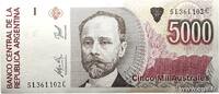 ARGENTINA 5000 Australes ARGENTINA 5000 Australes 1989 UNC -