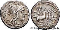 THE REPUBLIC (280 BC to 27 BC) Denier ANTESTIA Rome 136 AC. (19mm, 3,71g, 9h) -
