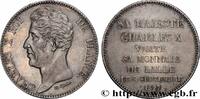 FRANCE Monnaie de visite, module de 5 francs, pour la vis CHARLES X Lille 1827 (37mm, 25,00g, 12h) -