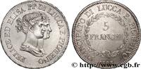 ITALY - PRINCIPALTY OF LUCCA AND PIOMBINO - FELIX 5 Franchi ITALY - PRINCIPALTY OF LUCCA AND PIOMBINO - FELIX BACCIOCHI AND ELISA BONAPARTE Florence 1808 (37,50mm, 25,06g, 6h) -