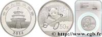 CHINA 50 Yuan Proof Panda (5oz argent) CHINA 2014 (70mm, 155,5g, 12h) -