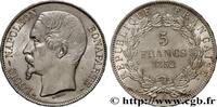 FRANCE 5 francs Louis-Napoléon, 1er type II REPUBLIC Paris 1852 (37mm, 25,01g, 6h) -