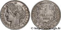 FRANCE 5 francs Cérès, IIe République II REPUBLIC Strasbourg 1850 (37mm, 25,01g, 6h) -