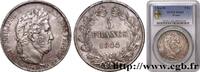 FRANCE 5 francs, IIIe type Domard LOUIS-PHILIPPE I Lille 1844 (37mm, 25g, 6h) -