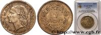 FRANCE 5 francs Lavrillier, bronze-aluminium PROVISIONAL GOVERNEMENT OF THE FRENCH REPUBLIC 1947 (31,10mm, 12g, 6h) -