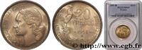 FRANCE 20 francs G. Guiraud IV REPUBLIC Beaumont-Le-Roger 1951 (23,5mm, 4g, 6h) -