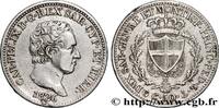 ITALY - KINGDOM OF SARDINIA - CHARLES-FELIX 50 Centesimi ITALY - KINGDOM OF SARDINIA - CHARLES-FELIX Gênes 1826 (18mm, 2,47g, 6h) -