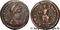 THE END OF EMPIRE(363 AD to 476 AD) Nummus, (PB, Æ 3) THEODOSIUS I Antioche 379-383 (20mm, 2,81g, 6h) -