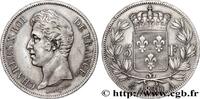 FRANCE 5 francs Charles X 2e type, tranche en relief CHARLES X Paris 1830 (37mm, 24,93g, 6h) -