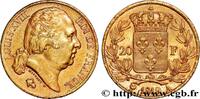 FRANCE 20 francs or Louis XVIII, tête nue LOUIS XVIII Paris 1819 (21mm, 6,44g, 6h) -