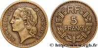 FRANCE 5 francs Lavrillier, bronze-aluminium PROVISIONAL GOVERNEMENT OF THE FRENCH REPUBLIC 1947 (31,10mm, 12,19g, 6h) -