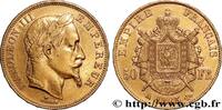 FRANCE 50 francs or Napoléon III, tête laurée SECOND EMPIRE Paris 1865 (27,95mm, 16,13g, 6h) -