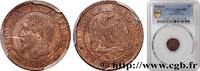 FRANCE Un centime Napoléon III, tête nue SECOND EMPIRE Bordeaux 1854 (15mm, g, 6h) -