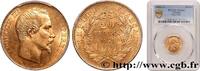 FRANCE 20 francs or Napoléon III, tête nue SECOND EMPIRE Paris 1853 (21mm, 6,45g, 6h) -