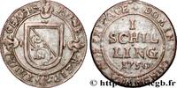 SWITZERLAND - CANTON OF ZÜRICH 1 Schilling SWITZERLAND - CANTON OF ZÜRICH 1750 (20mm, 1,21g, 12h) -