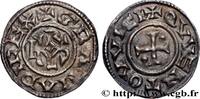 FRANCE Denier CHARLES II LE CHAUVE / THE BALD Quentovic s.m. (20mm, 1,77g, 9h) -