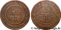 MOROCCO 10 Mazounas Abdul Aziz an 1320 1902 MOROCCO Fez 1902 (30mm, 9,74... 90,00 EUR  plus 18,00 EUR verzending
