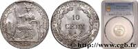 FRENCH INDOCHINA 10 Centièmes FRENCH INDOCHINA Paris 1923 (19mm, 2,70g, 6h) -